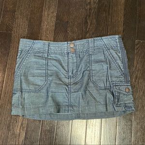 Cargo mini skirt